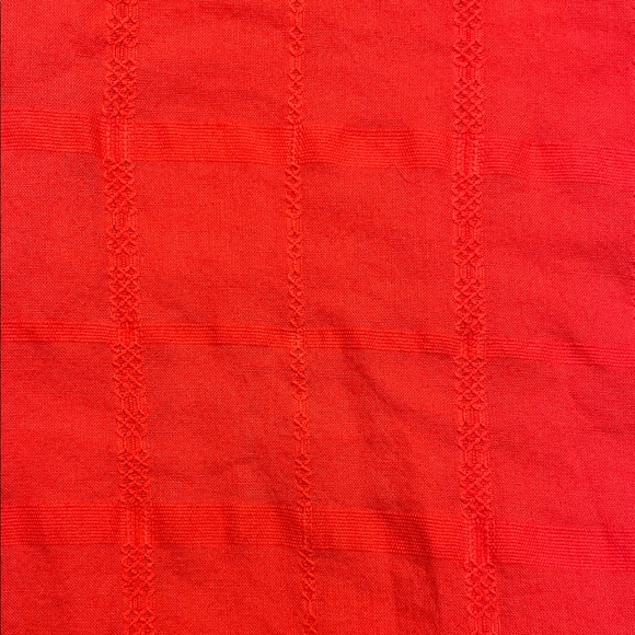 Catherines Vibrant Orange Red Blouse - Picture 5 of 5